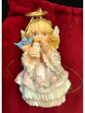 Wishing You The Light Of Faith Angel Ornament By Ashton-Drake 1996